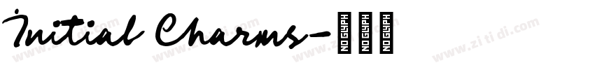 Initial Charms字体转换 Initial Charms字体转换